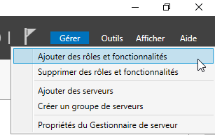 Gestionnaire Serveur